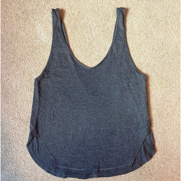 LuluLemon Dark Gray Tank Size 2 - Picture 5 of 7